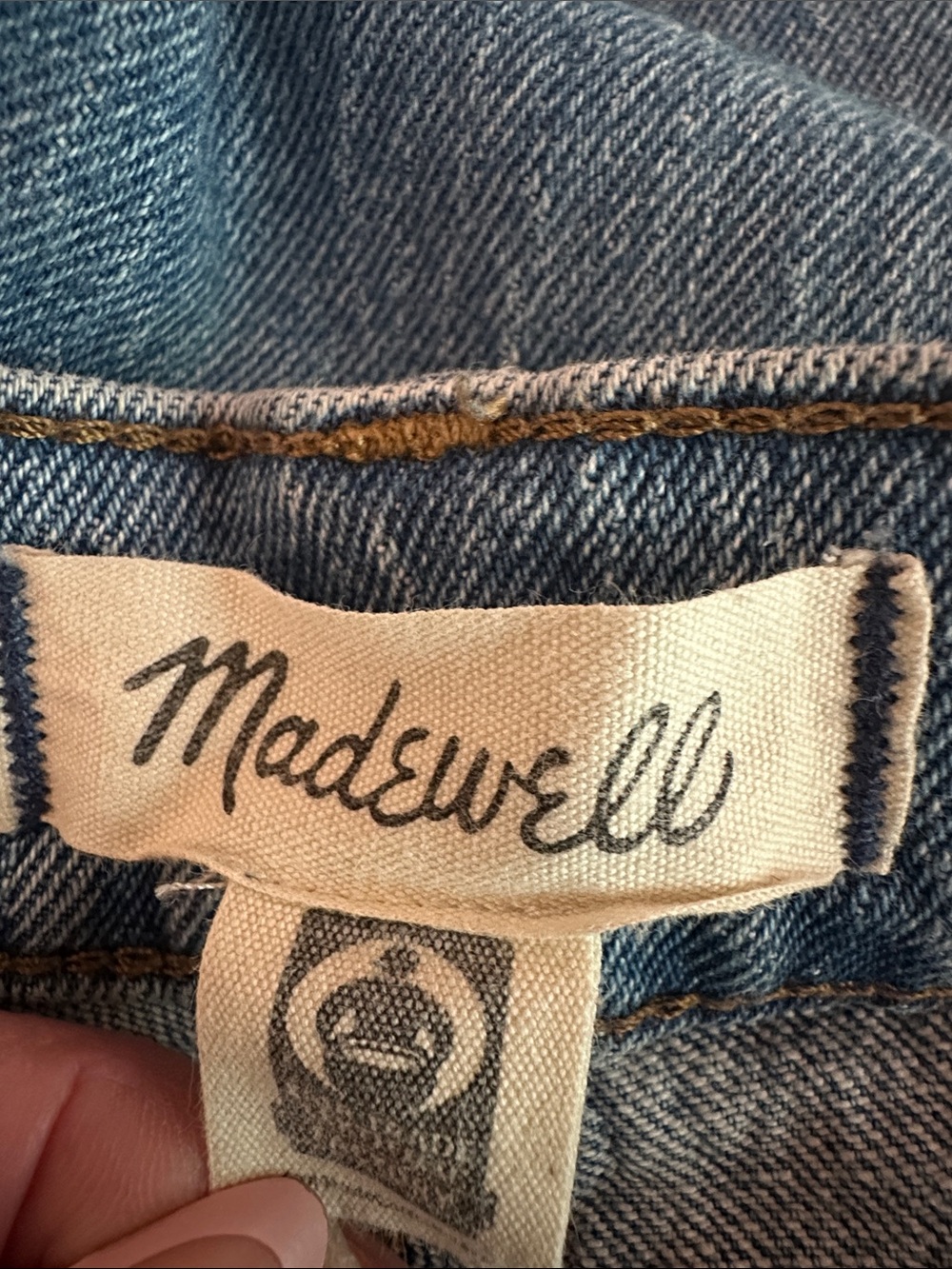 Madewell Women’s The Perfect Vintage Jean 32P blue zipper jeans - Picture 11 of 15